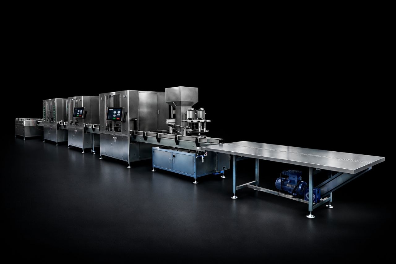 High-speed aerosol production line